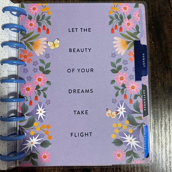 Happy Planner 18-Month Classic Bound Planner-Midnight Meadow; Jul '25 - Dec '26 - Picture 9 of 11